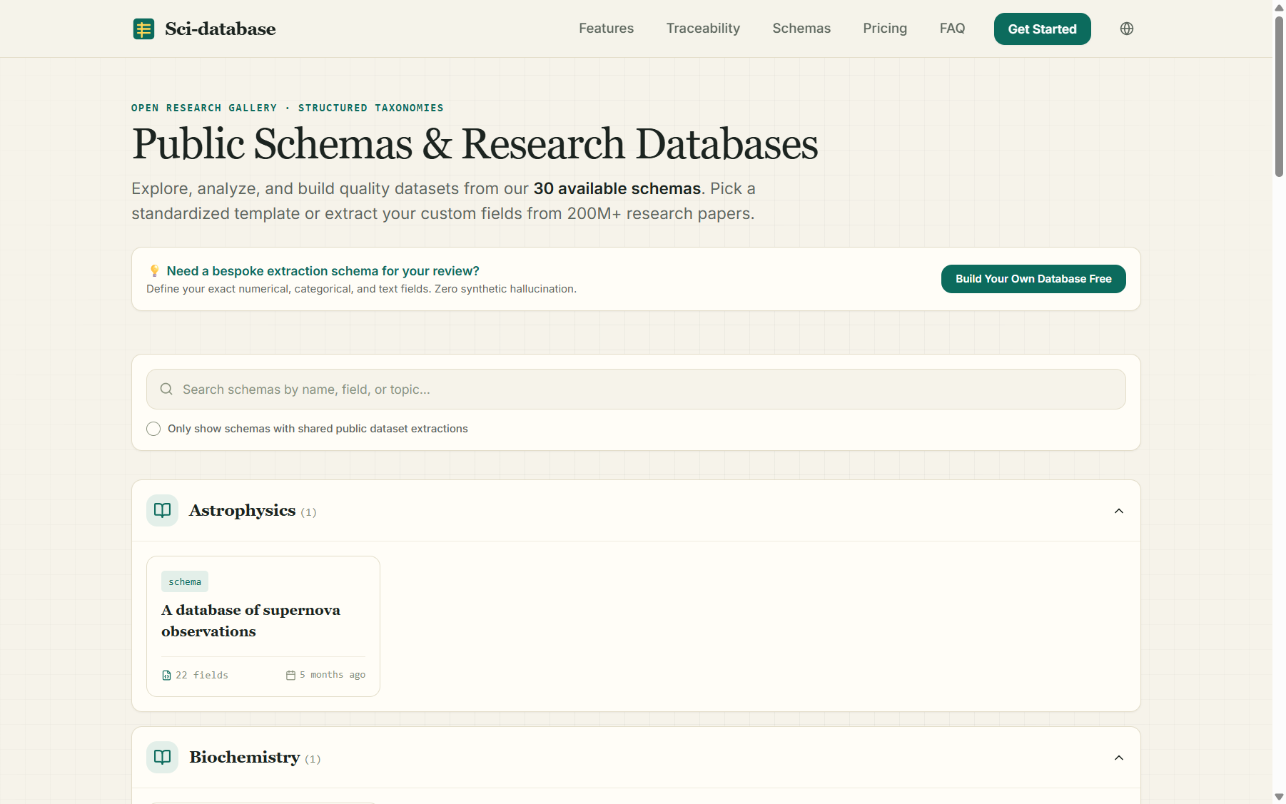 Public schema gallery